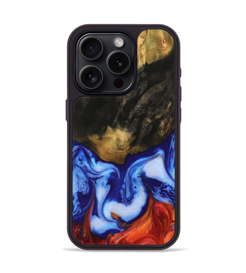 iPhone 15 Pro Wood Phone Case - Lisbeth (Fire & Ice, 734212)
