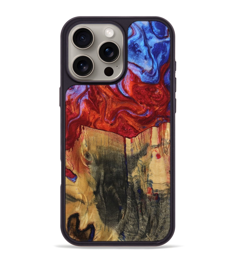 iPhone 16 Pro Max Wood Phone Case - Alis (Fire & Ice, 734230)
