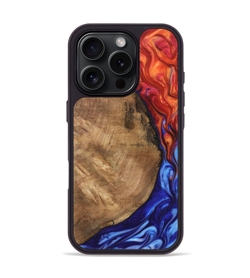 iPhone 16 Pro Wood Phone Case - Tito (Fire & Ice, 734244)