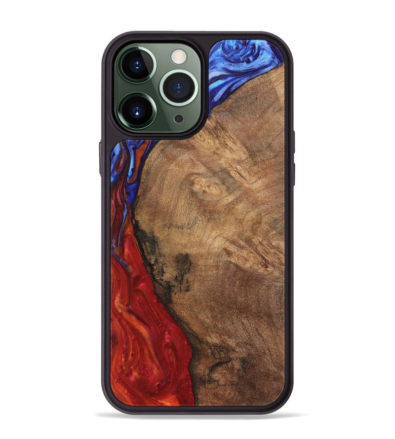 iPhone 13 Pro Max Wood Phone Case - Evia (Fire & Ice, 734270)