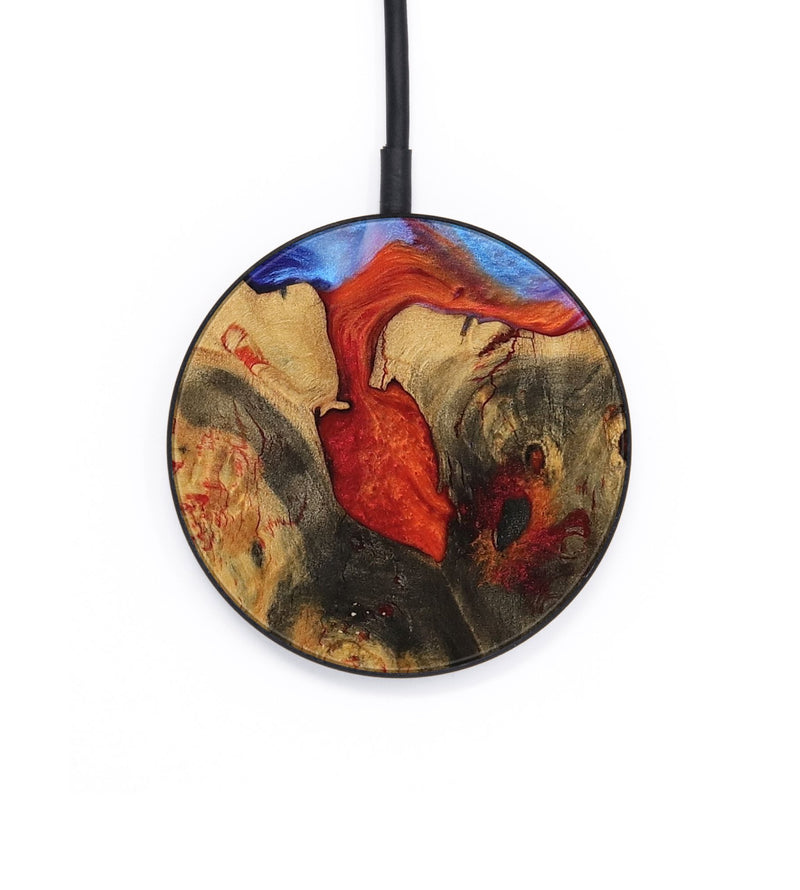 Circle Wood Wireless Charger - Sadie (Fire & Ice, 734272)