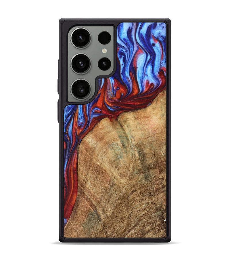 Galaxy S24 Ultra Wood Phone Case - Belvia (Fire & Ice, 734287)