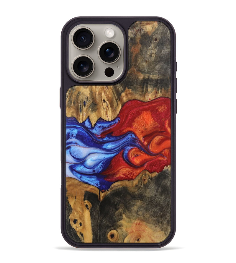 iPhone 16 Pro Max Wood Phone Case - Devon (Fire & Ice, 734314)