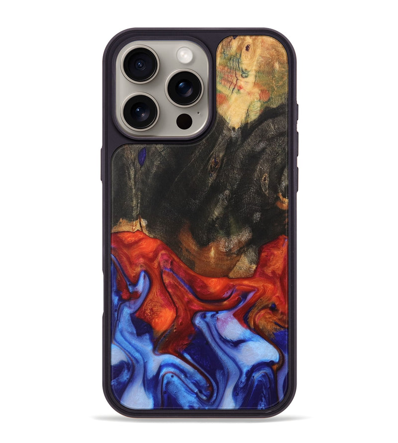 iPhone 16 Pro Max Wood Phone Case - Iwan (Fire & Ice, 734332)