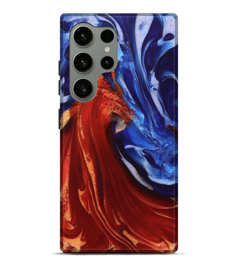Galaxy S24 Ultra ResinArt Live Edge Phone Case - Naren (Fire & Ice, 734353)