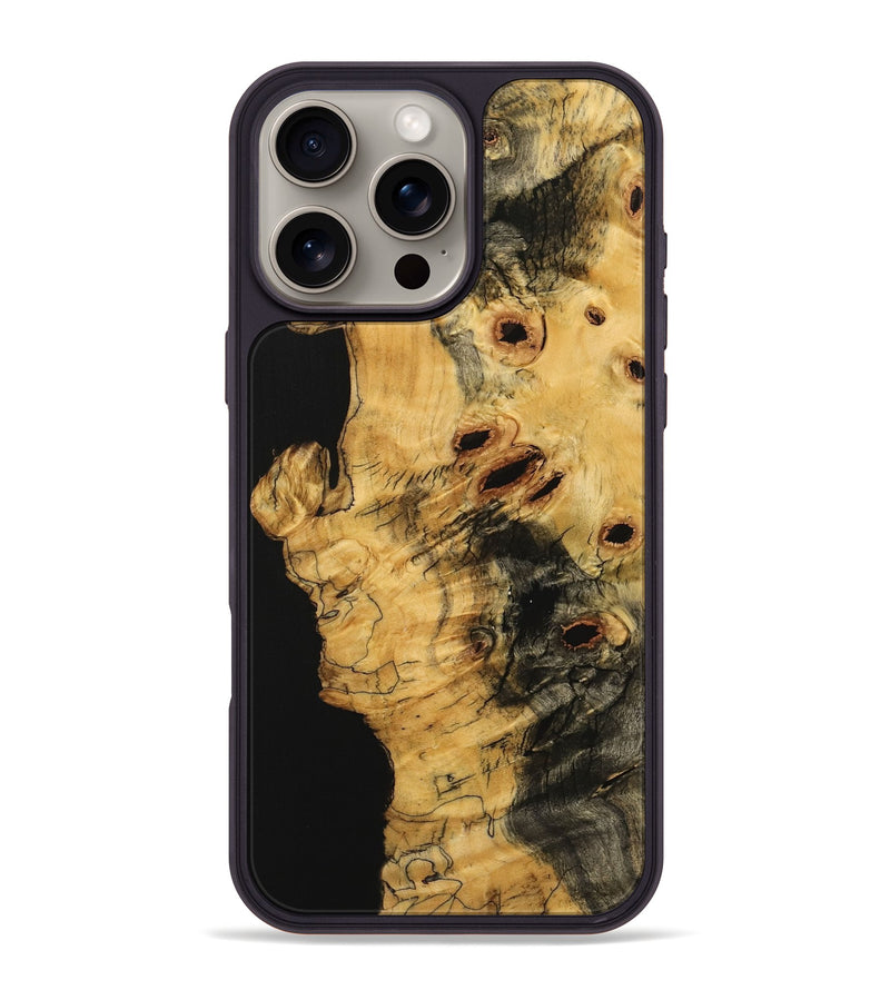 iPhone 16 Pro Max Wood Phone Case - Ewell (Wood Burl, 734390)