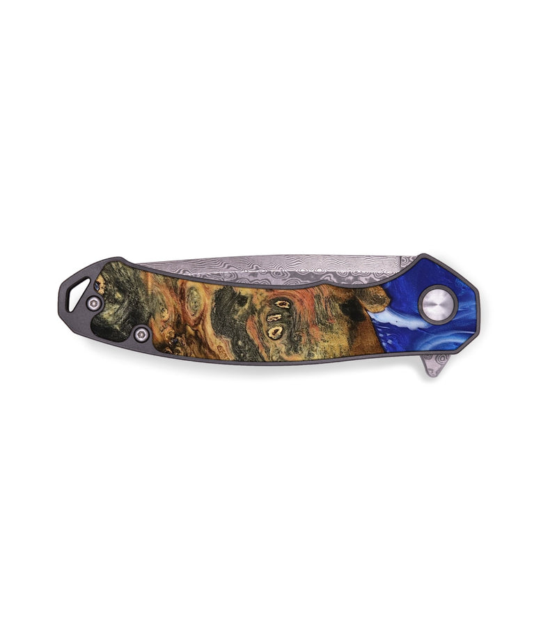 EDC Wood Pocket Knife - Jaylen (Blue, 734404)
