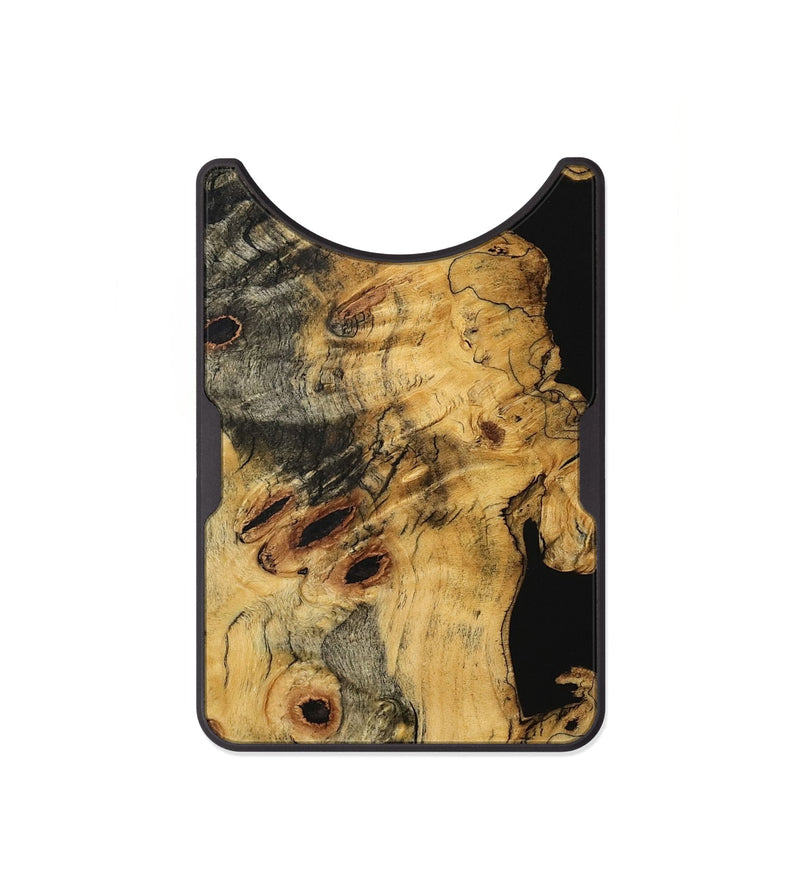 Alloy Wood Wallet - Yumi (Wood Burl, 734420)