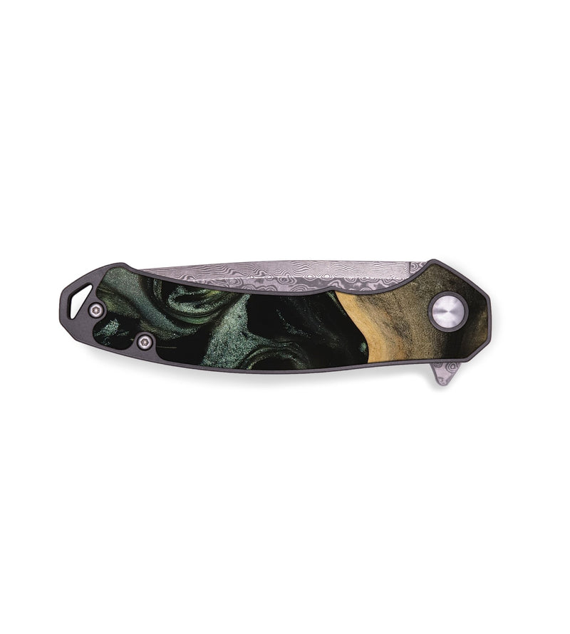 EDC Wood Pocket Knife - Latisha (Green, 734448)