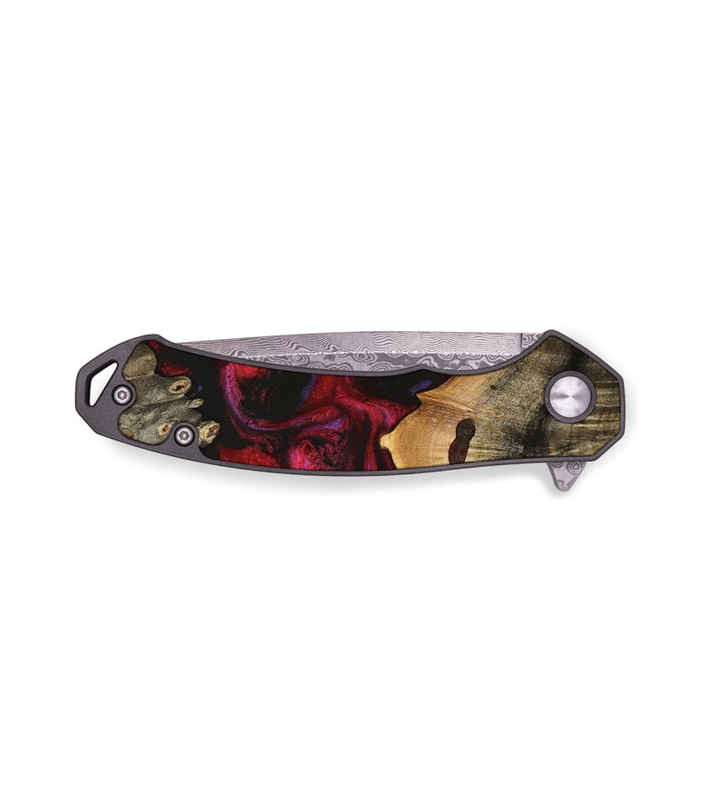 EDC Wood Pocket Knife - Dorine (Red, 734471)