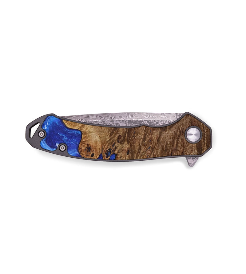 EDC Wood Pocket Knife - Kumar (Blue, 734528)