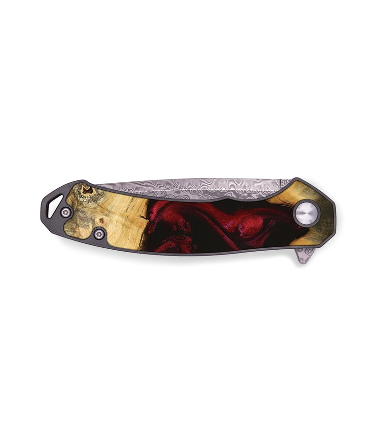 EDC Wood Pocket Knife - Cindra (Red, 734536)