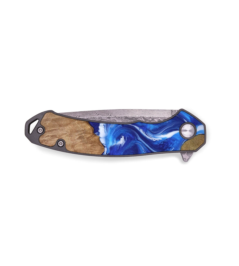 EDC Wood Pocket Knife - Prady (Blue, 734543)