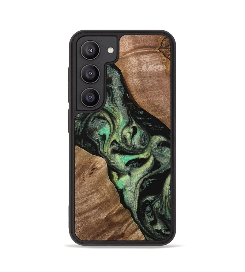 Galaxy S23 Wood Phone Case - Hedda (Green, 734579)