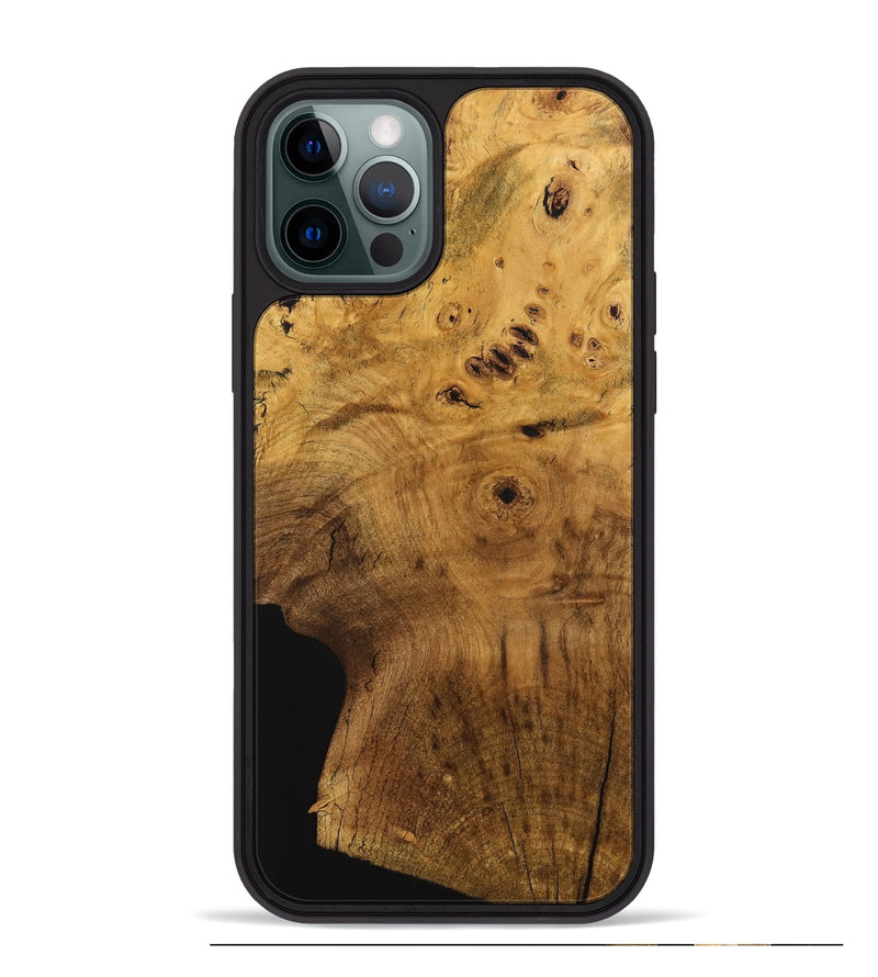iPhone 12 Pro Max Wood Phone Case - Shaili (Wood Burl, 734664)
