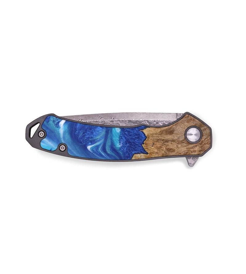 EDC Wood Pocket Knife - Brandin (Blue, 734744)