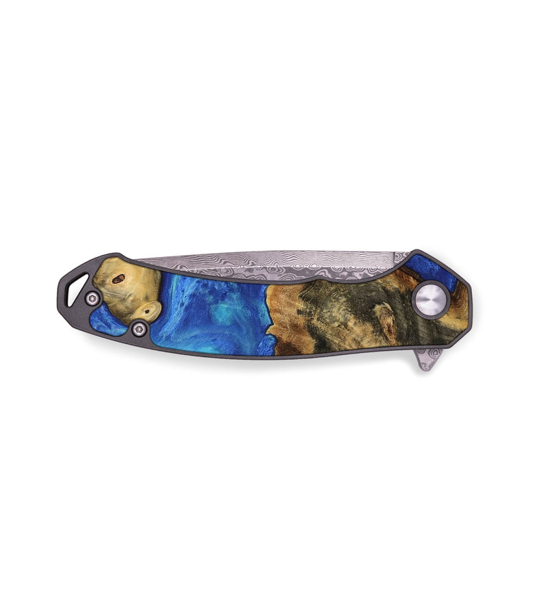 EDC Wood Pocket Knife - Teji (Blue, 734791)