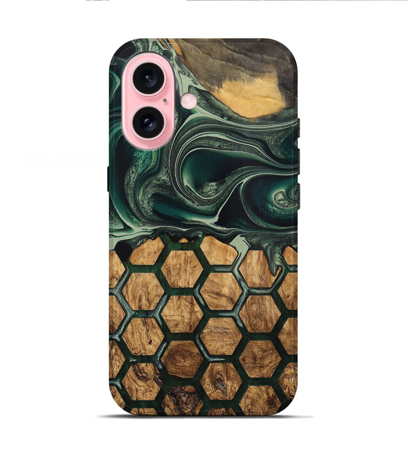 iPhone 16 Wood Live Edge Phone Case - Maddie (Pattern, 734807)