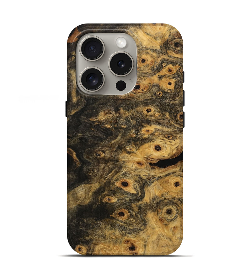 iPhone 16 Pro Wood Live Edge Phone Case - Marcus (Wood Burl, 734837)