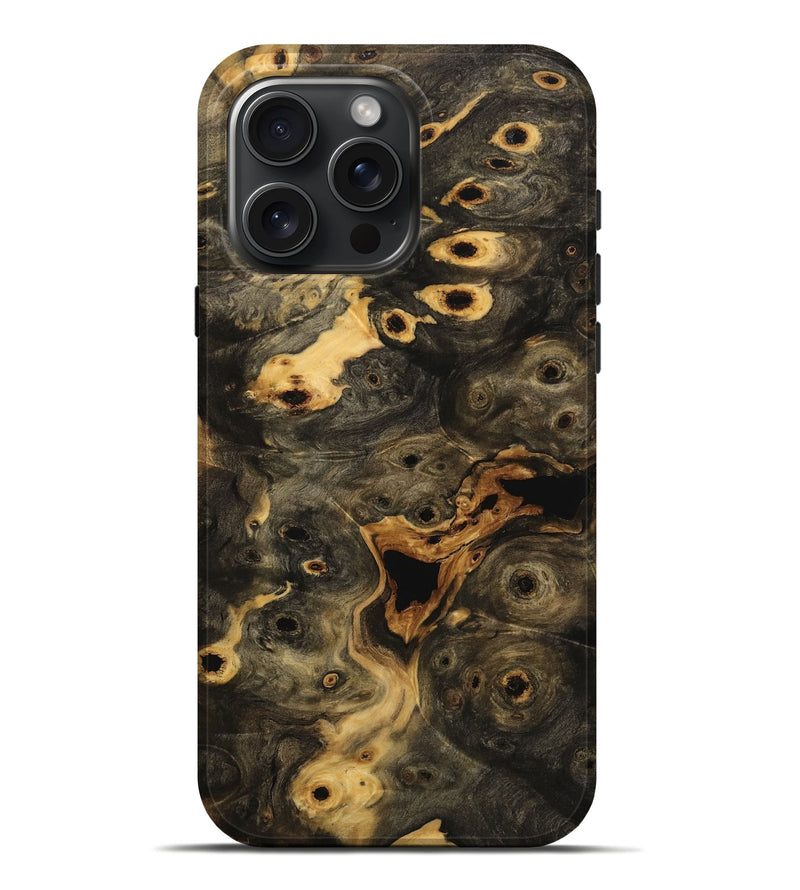 iPhone 16 Pro Max Wood Live Edge Phone Case - Elmar (Wood Burl, 734842)