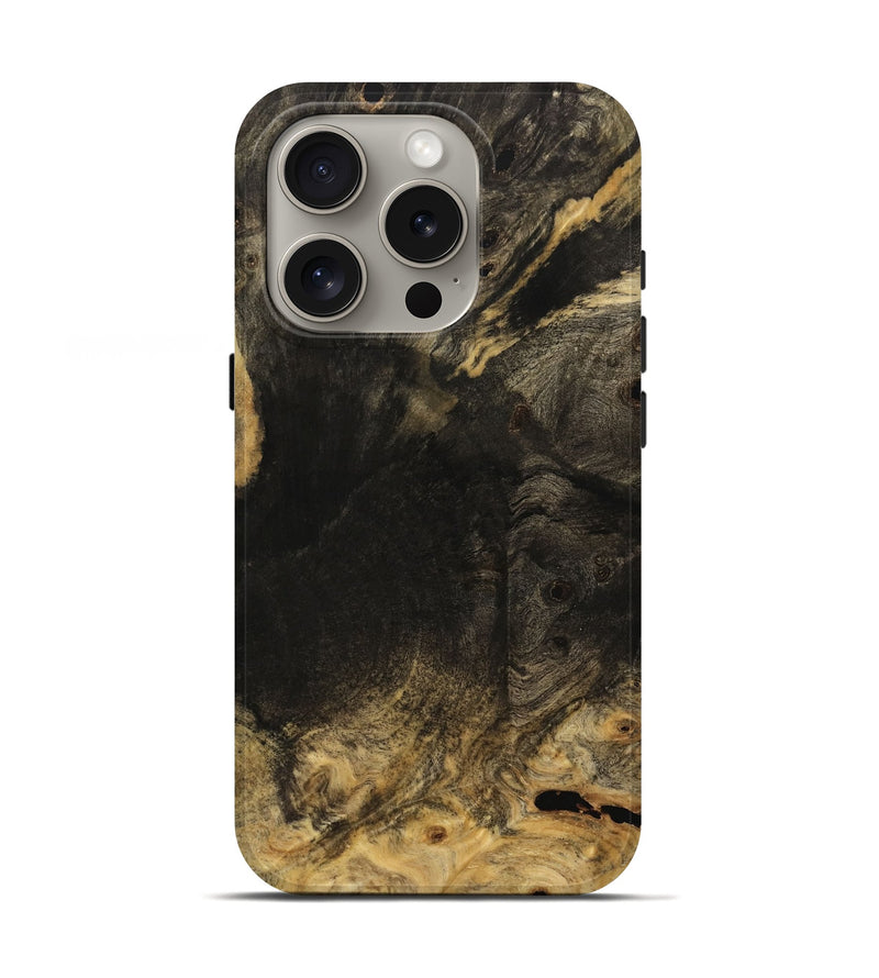 iPhone 16 Pro Wood Live Edge Phone Case - Macey (Wood Burl, 734843)