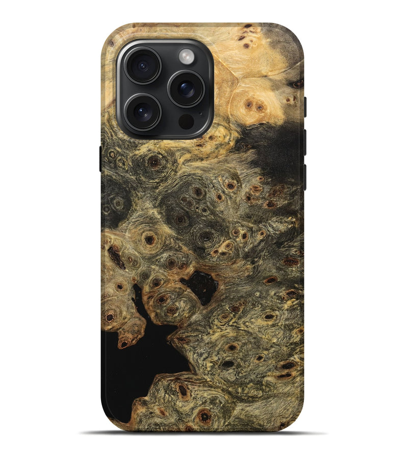 iPhone 16 Pro Max Wood Live Edge Phone Case - Corie (Wood Burl, 734852)