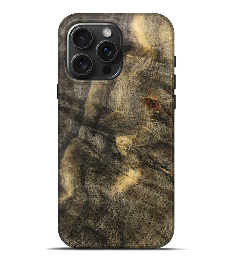 iPhone 16 Pro Max Wood Live Edge Phone Case - Mandy (Wood Burl, 734855)