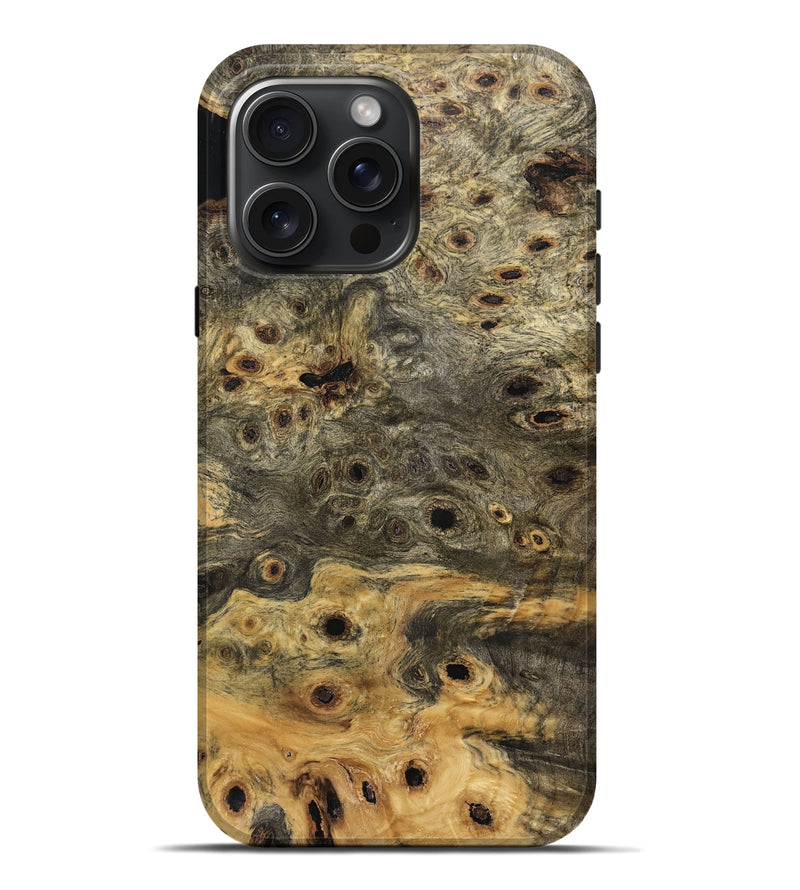 iPhone 16 Pro Max Wood Live Edge Phone Case - Kaylin (Wood Burl, 734864)