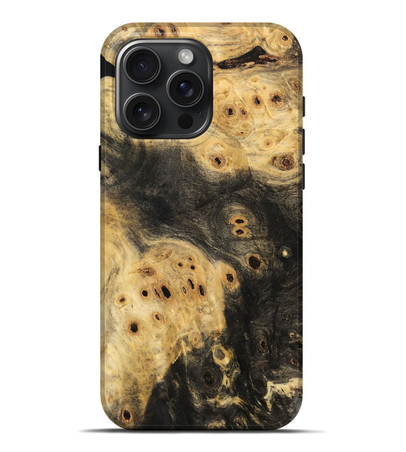 iPhone 16 Pro Max Wood Live Edge Phone Case - Daneen (Wood Burl, 734865)