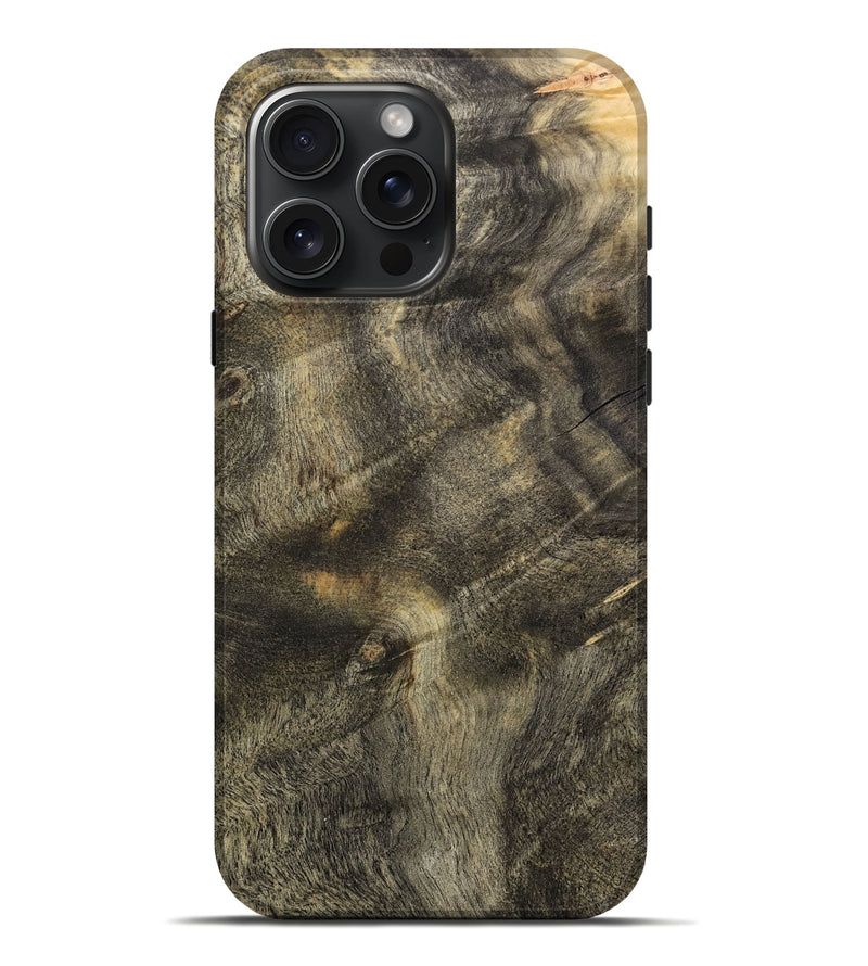 iPhone 16 Pro Max Wood Live Edge Phone Case - Moses (Wood Burl, 734867)