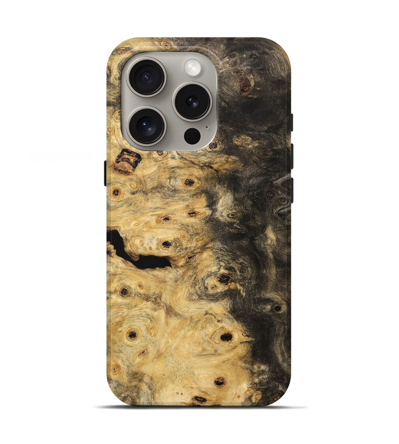 iPhone 16 Pro Wood Live Edge Phone Case - Lois (Wood Burl, 734868)