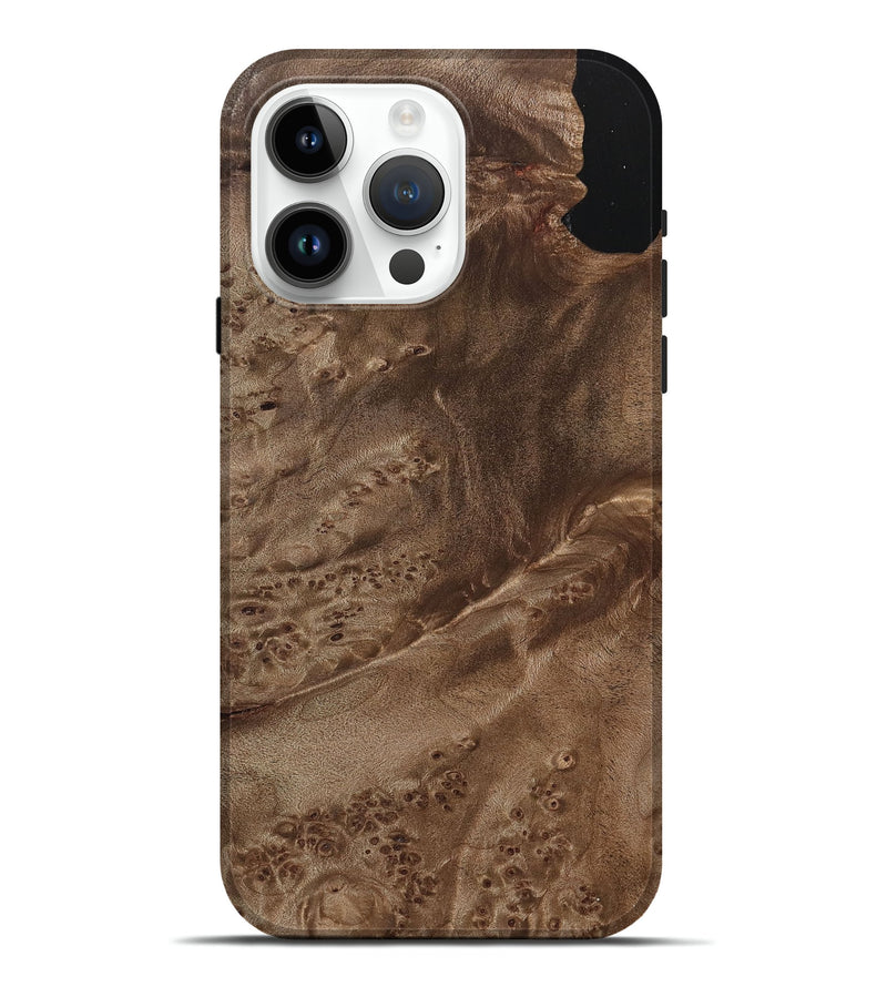 iPhone 15 Pro Max Wood Live Edge Phone Case - Burr (Wood Burl, 734873)