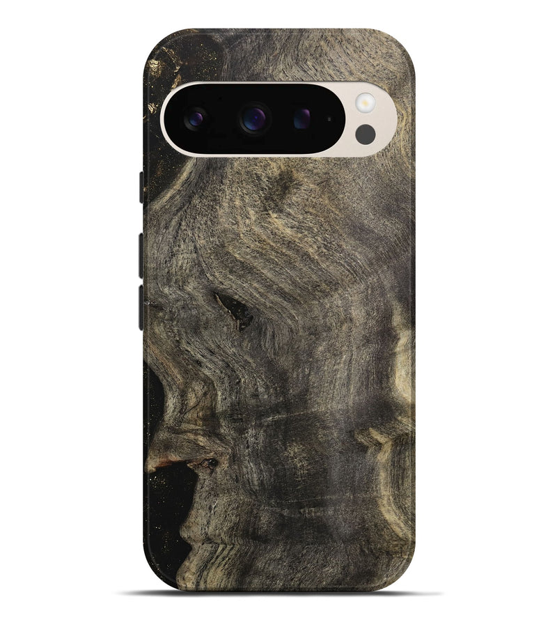 Pixel 9 Pro XL Wood Live Edge Phone Case - Ginger (Wood Burl, 734879)