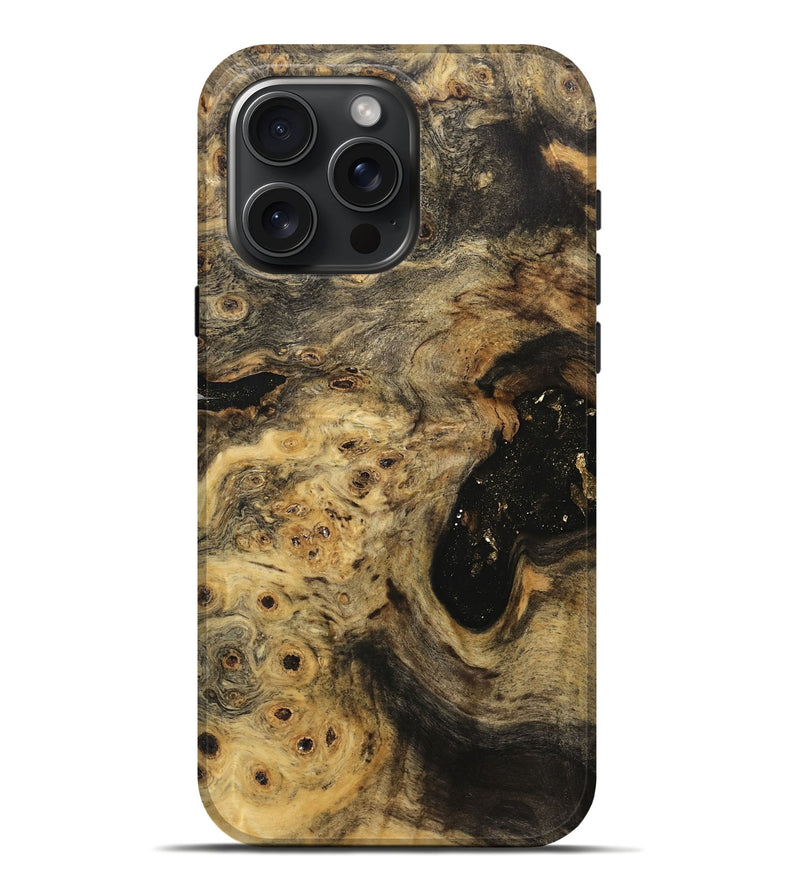 iPhone 16 Pro Max Wood Live Edge Phone Case - Silvio (Wood Burl, 734901)
