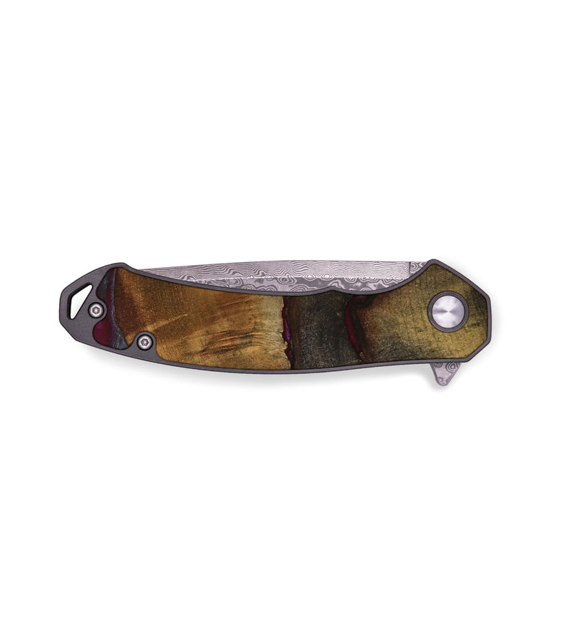 EDC Wood Pocket Knife - Austyn (Red, 734921)