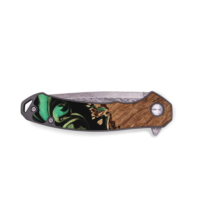 EDC Wood Pocket Knife - Essence (Green, 734962)