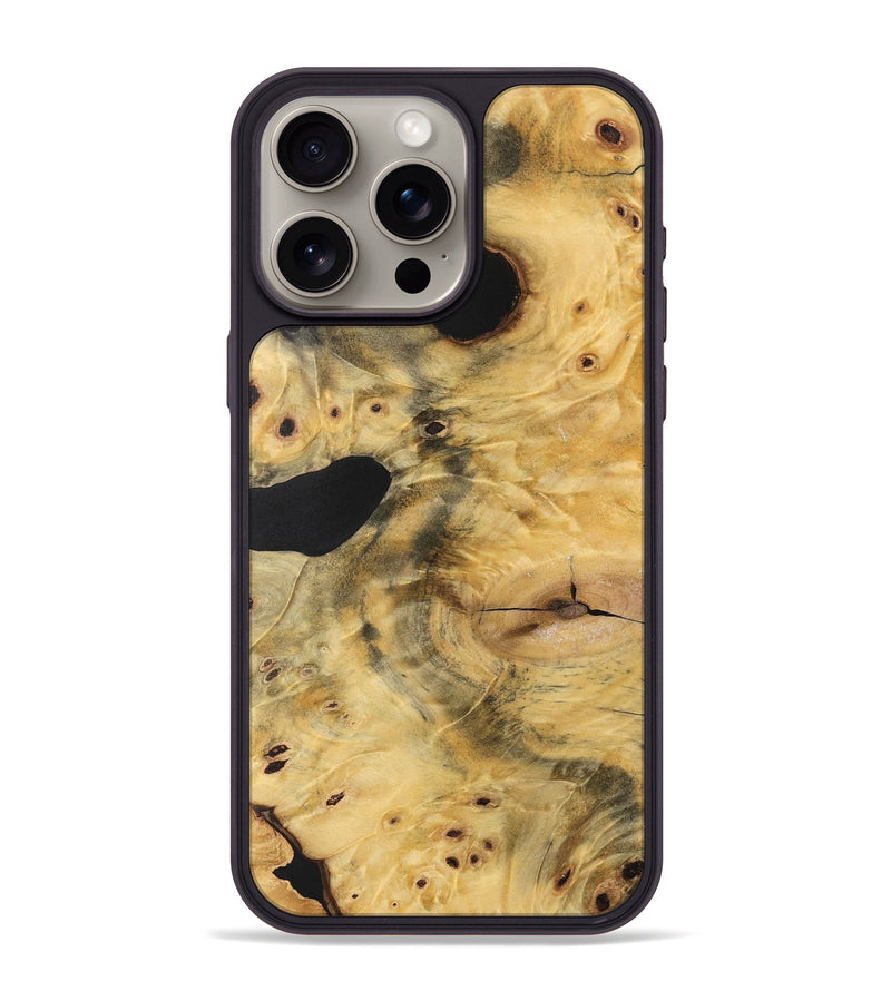 iPhone 15 Pro Max Wood Phone Case - Manas (Wood Burl, 735069)