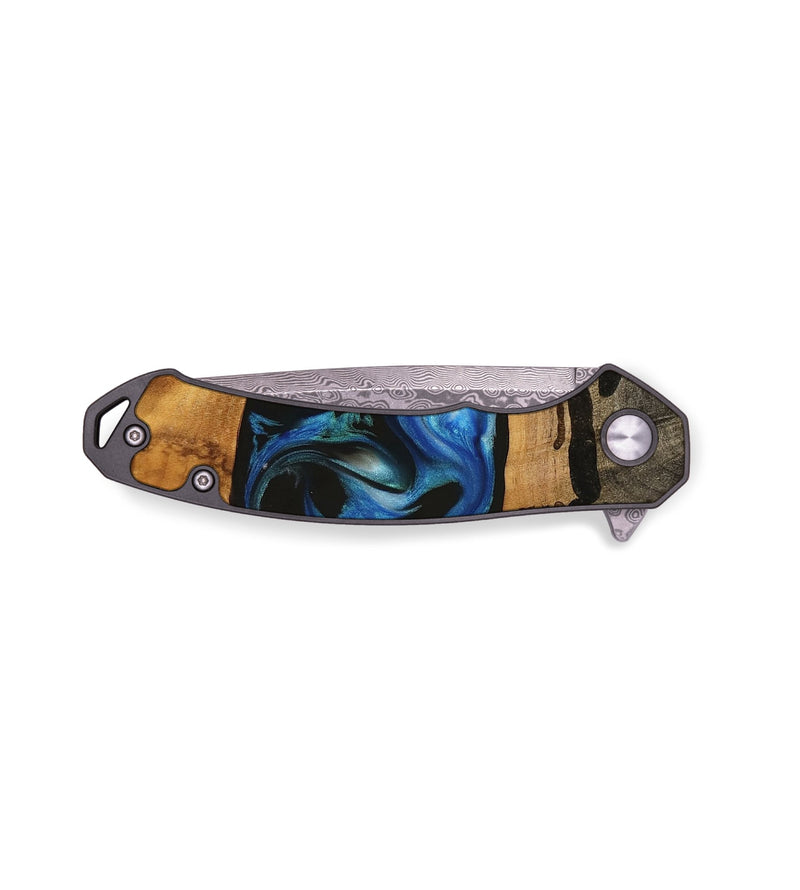 EDC Wood Pocket Knife - Lutie (Blue, 735133)