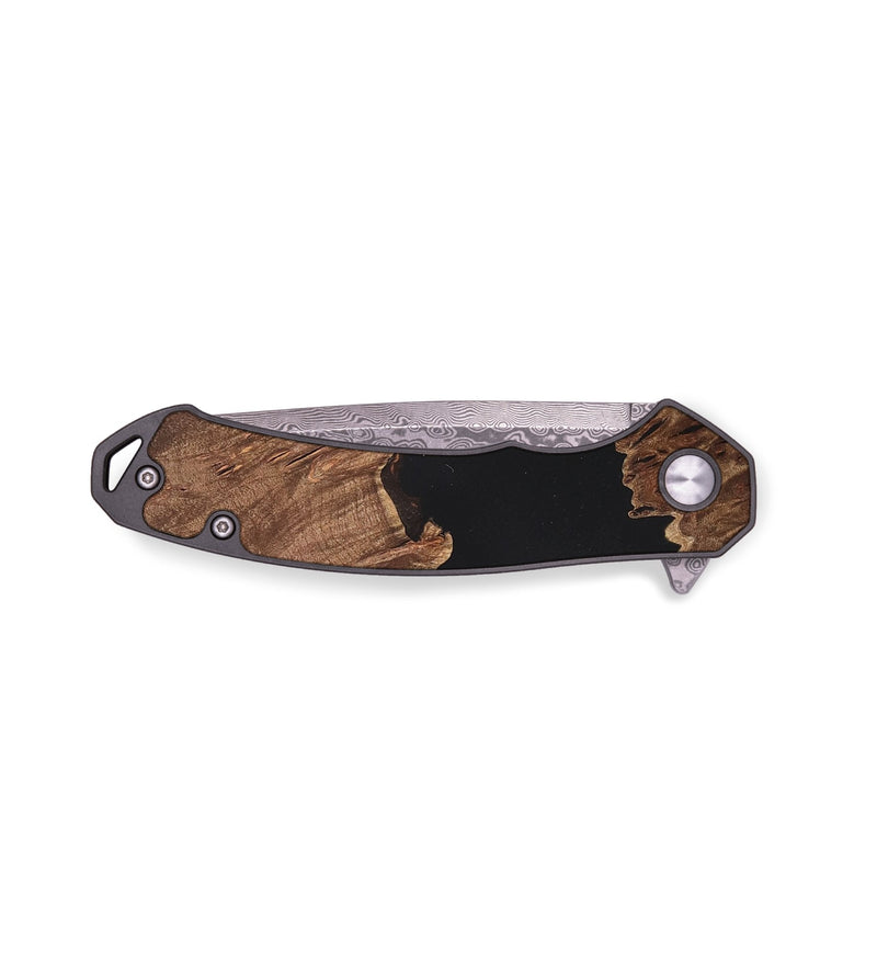 EDC Wood Pocket Knife - Bird (Pure Black, 735230)