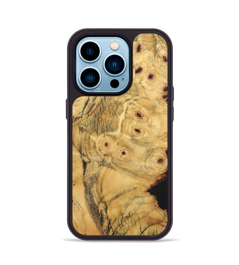 iPhone 14 Pro Wood Phone Case - Rafa (Wood Burl, 735244)