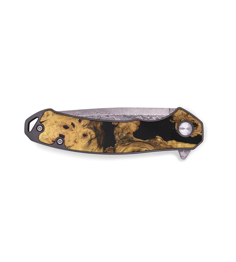 EDC Wood Pocket Knife - Happy (Wood Burl, 735245)