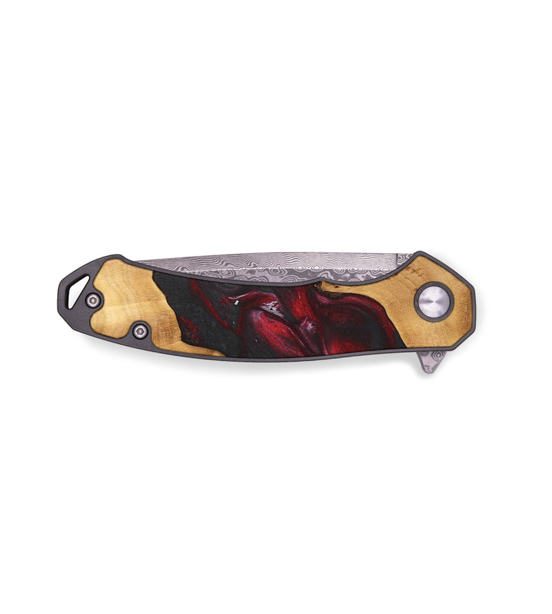 EDC Wood Pocket Knife - Shemar (Red, 735254)
