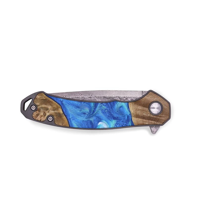 EDC Wood Pocket Knife - Venus (Blue, 735257)
