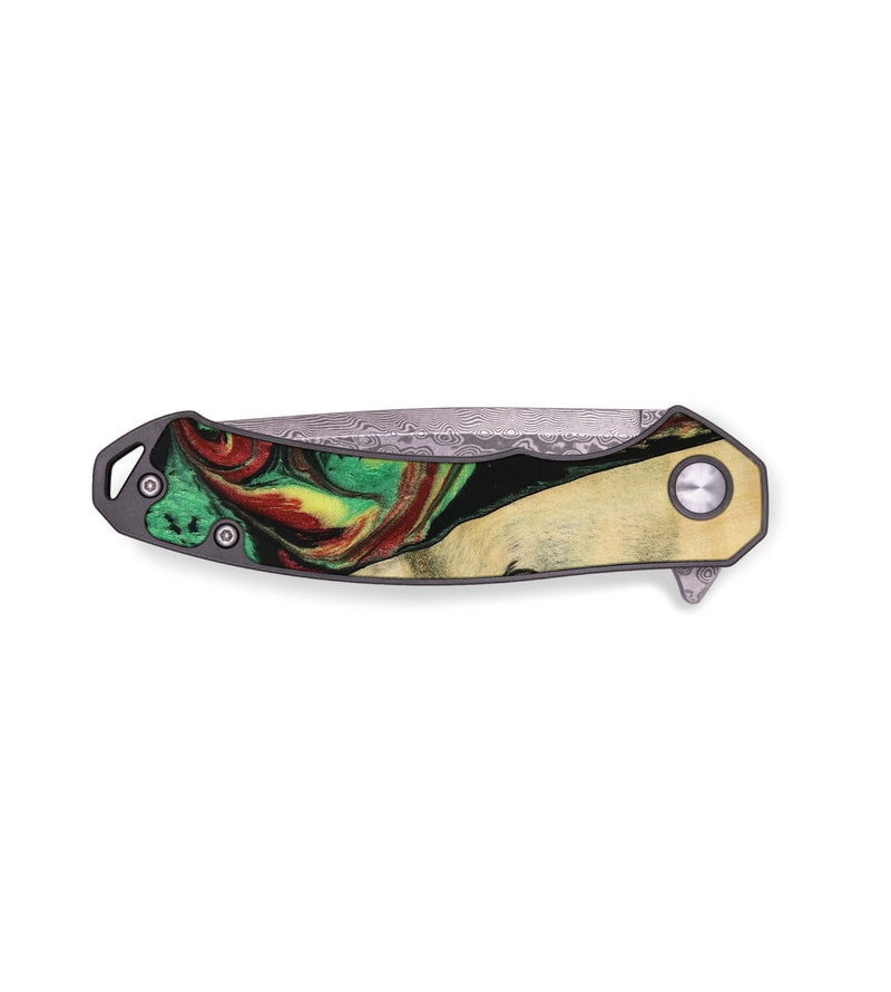 EDC Wood Pocket Knife - Cliffie (Green, 735305)
