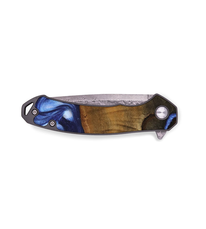 EDC Wood Pocket Knife - Weilin (Blue, 735446)