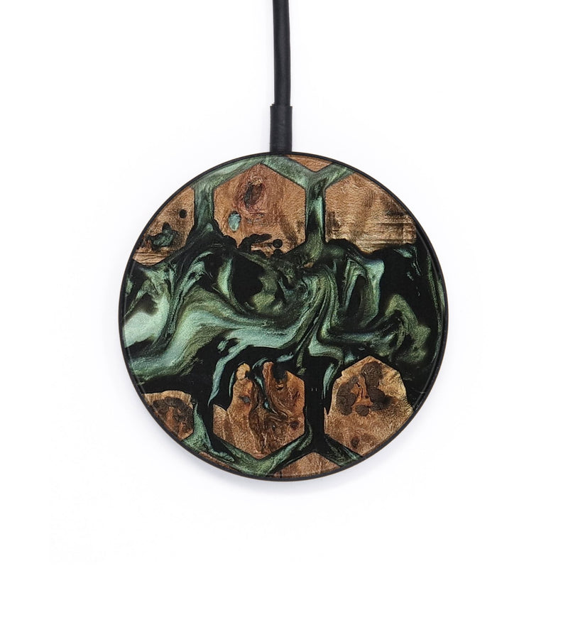 Circle Wood Wireless Charger - Jaheim (Pattern, 735484)