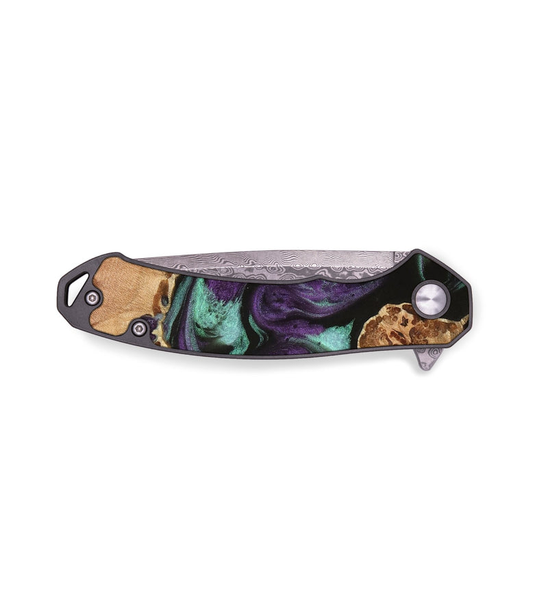 EDC Wood Pocket Knife - Lulie (Purple, 735540)