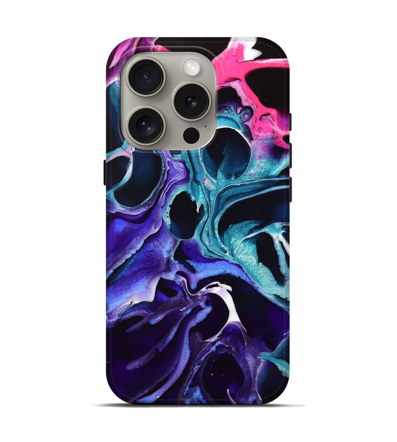 iPhone 16 Pro ResinArt Live Edge Phone Case - Brycen (Purple, 735556)
