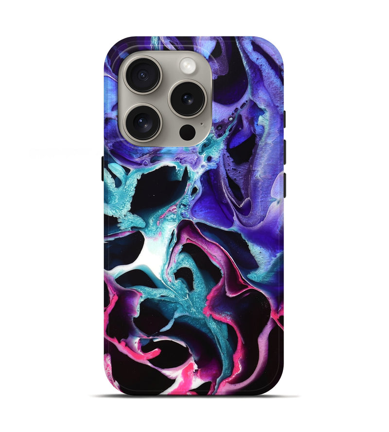 iPhone 16 Pro ResinArt Live Edge Phone Case - Tilden (Purple, 735565)
