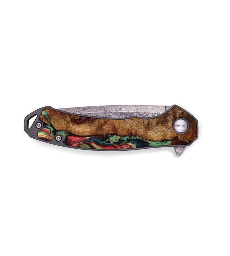 EDC Wood Pocket Knife - Sibilla (Red, 735604)